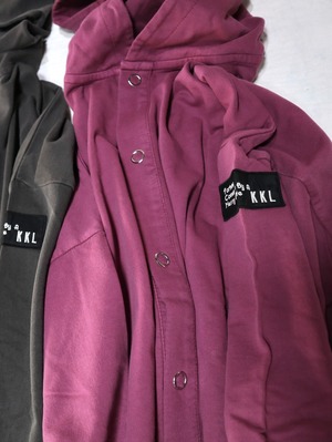 MINI裏毛製品染めワイドパーカーカーデ【12307-774-10】2023AW