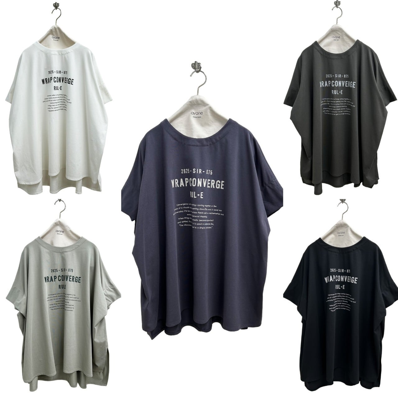 Tシャツ入りフレーム　meme ポンチョガール ayane】ポンチョ型ロゴTシャツ 826519 アヤン | red earth