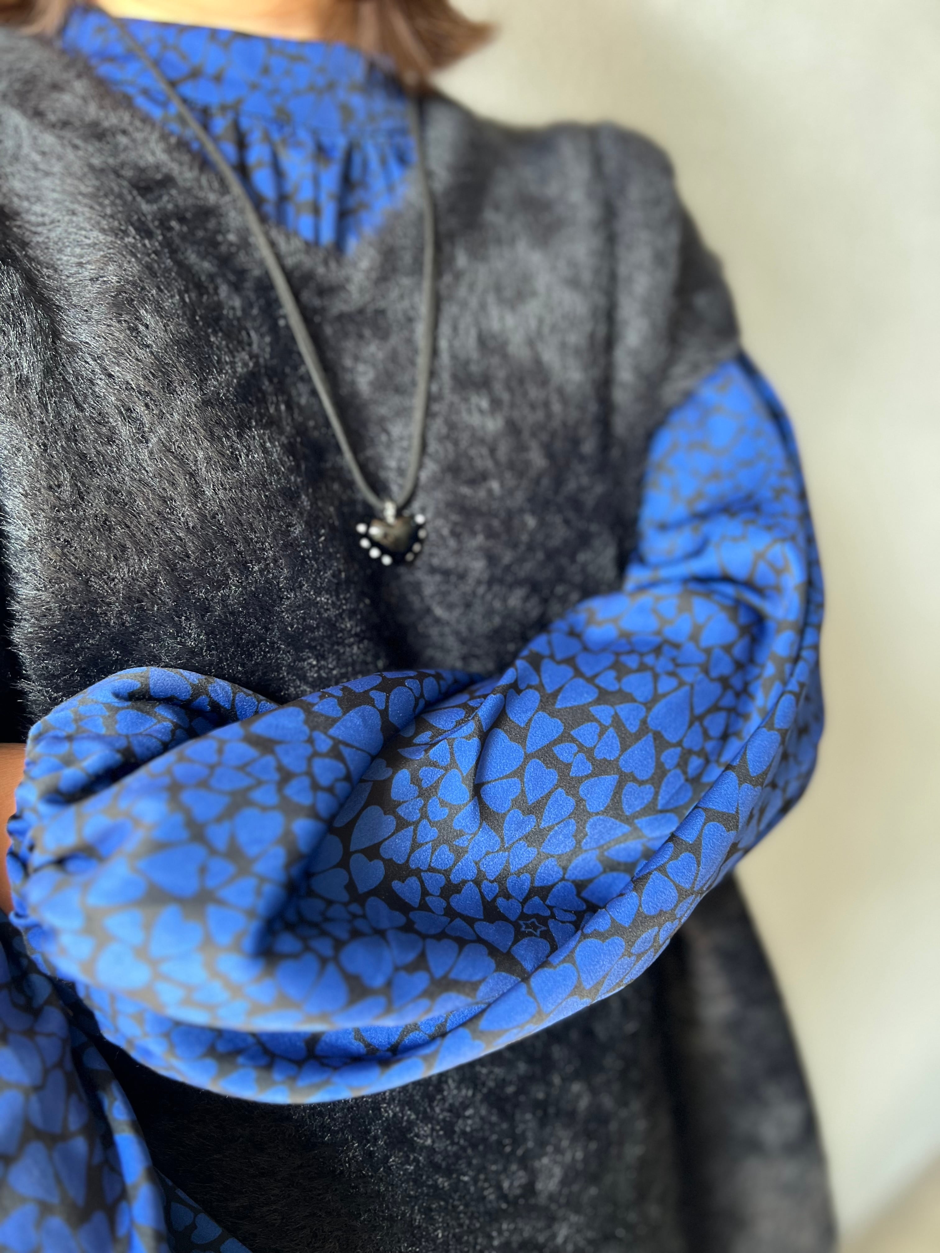 【DOS DIOSAS】ハートプリントシャーリングワンピース SD8605