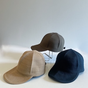 G120051《cableami》ORGANIC COTTON BRAID CAP