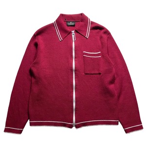 vintage 1970’s PURITAN zip-up knit cardigan