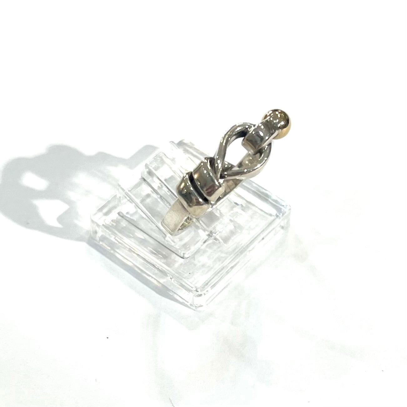 TIFFANY&CO】【12号】2511 ティファニー結ツイストフック18kリング