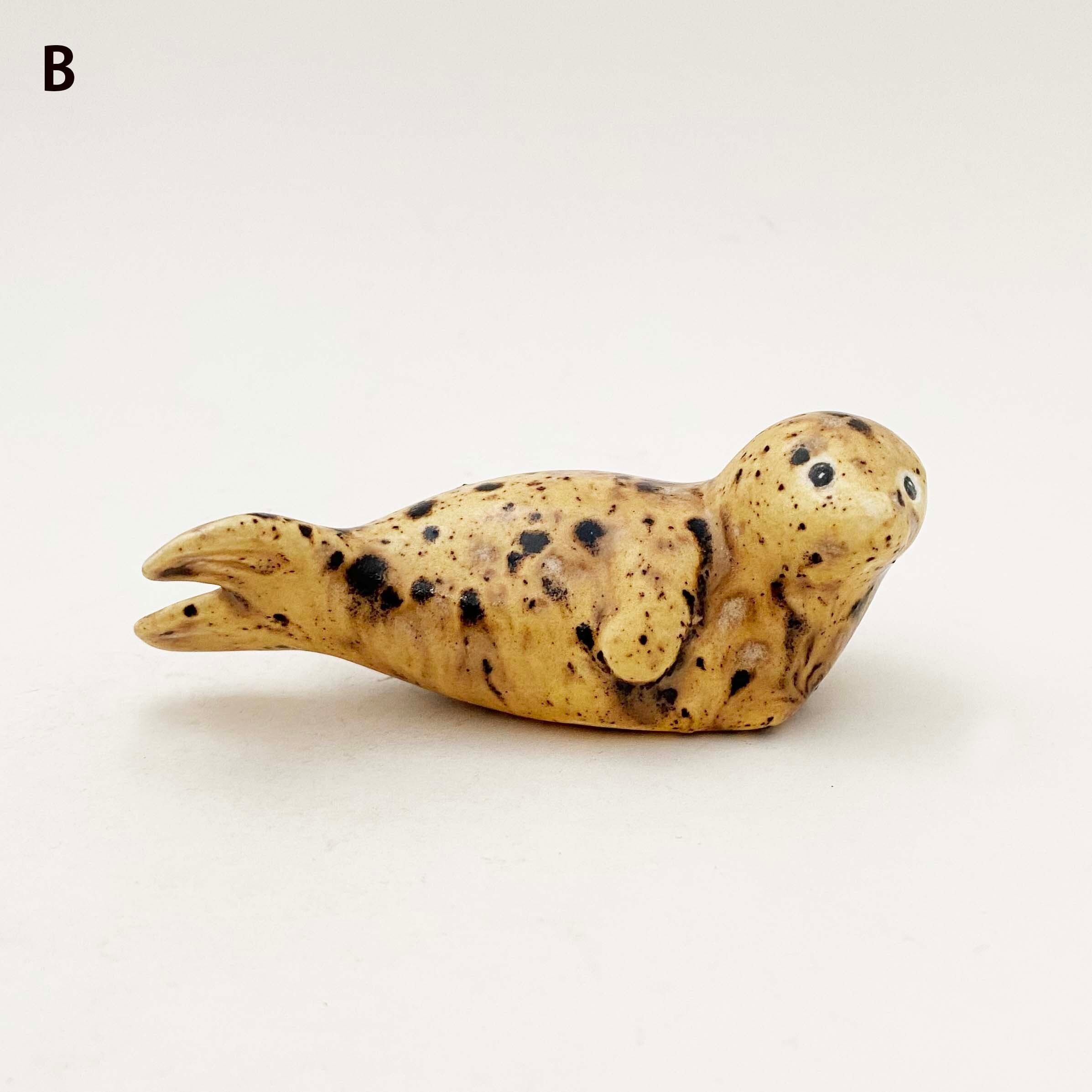 陶器のアザラシ(アラスカ土産)