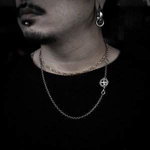 SILVER SNAKE WHEEL NECKLACE ＜EXCLUSIVE＞