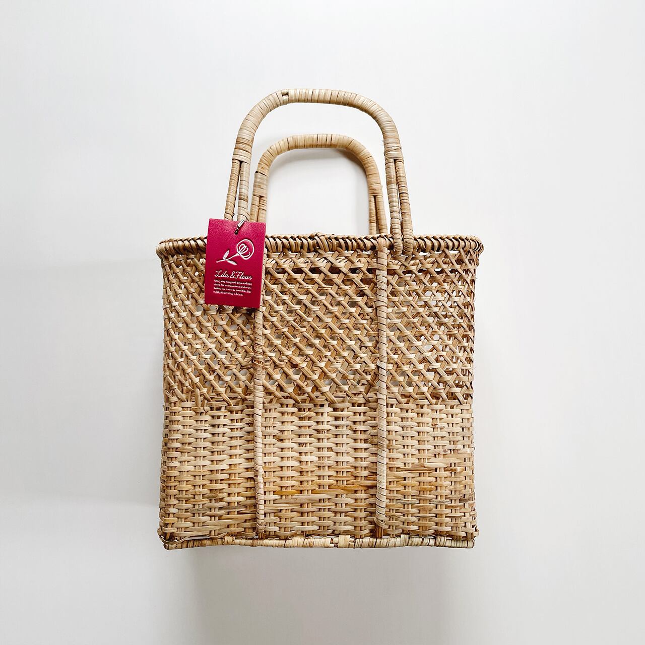 【Lila＆Fleur】Rattan basket (Msize)