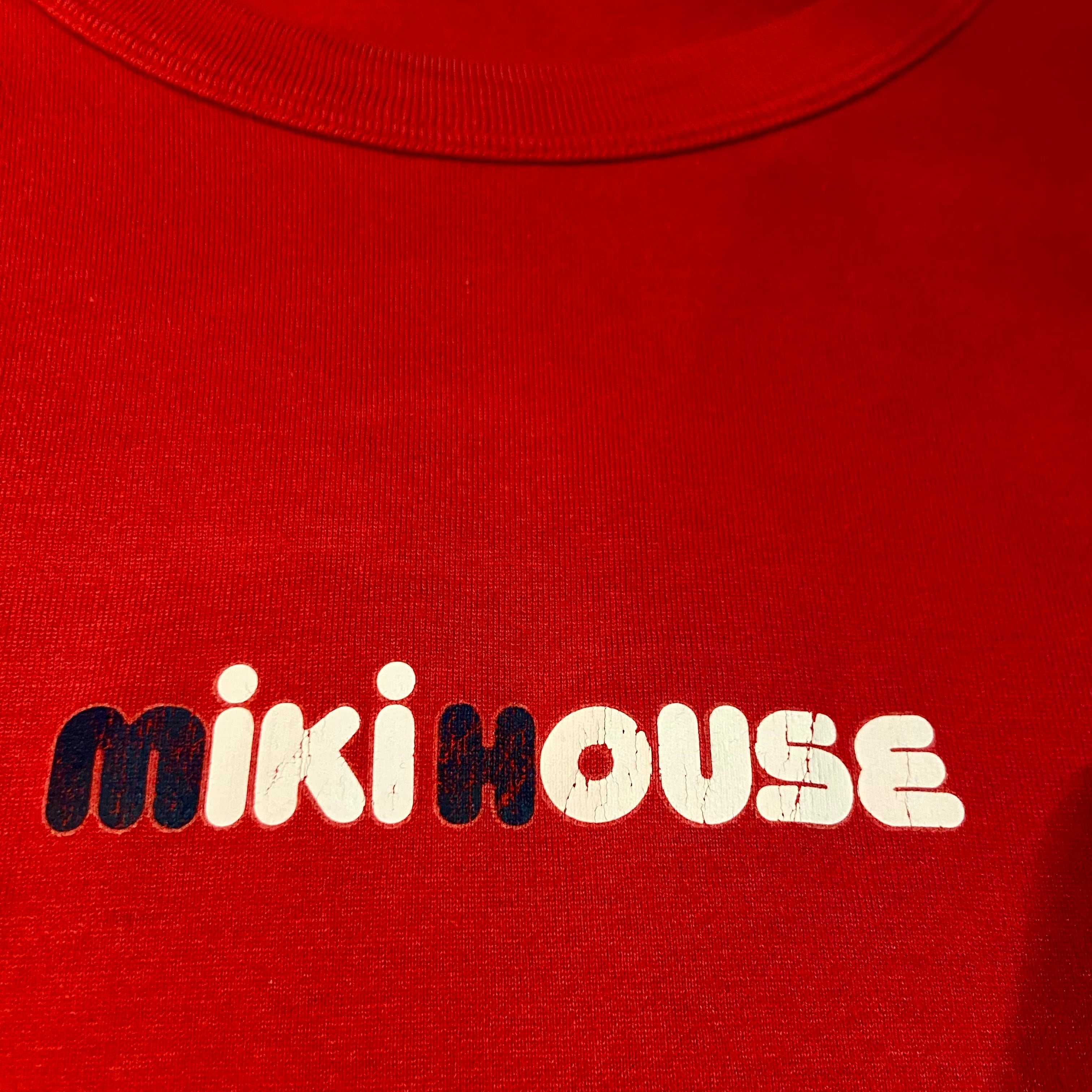 vintage 90s mikihouse ロゴTシャツ 赤 オールドミキハウス レトロ | used & more often powered by  BASE