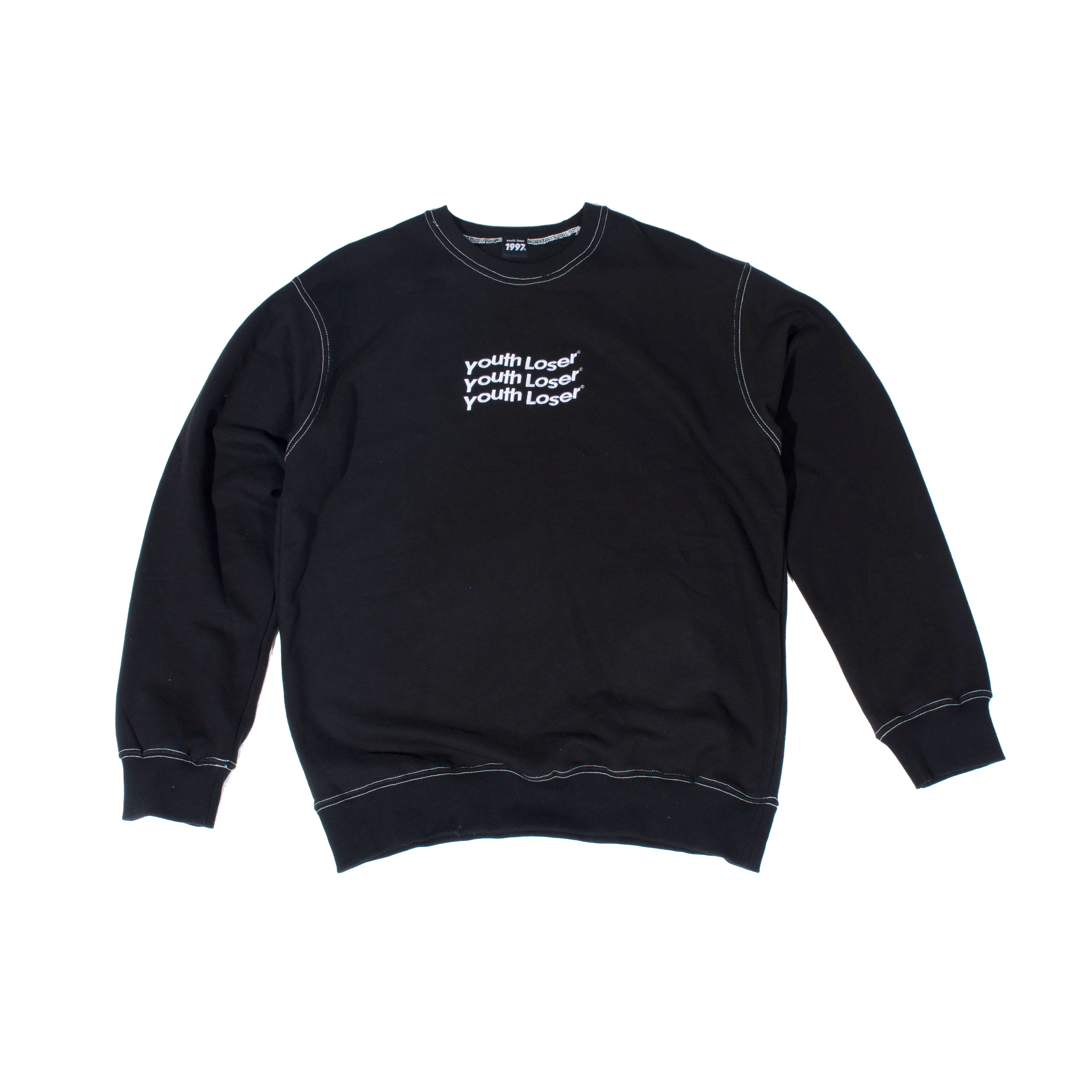 BLACK STITCH SWEAT | YOUTH LOSER