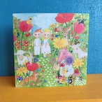 Greetting card “Flower garden”