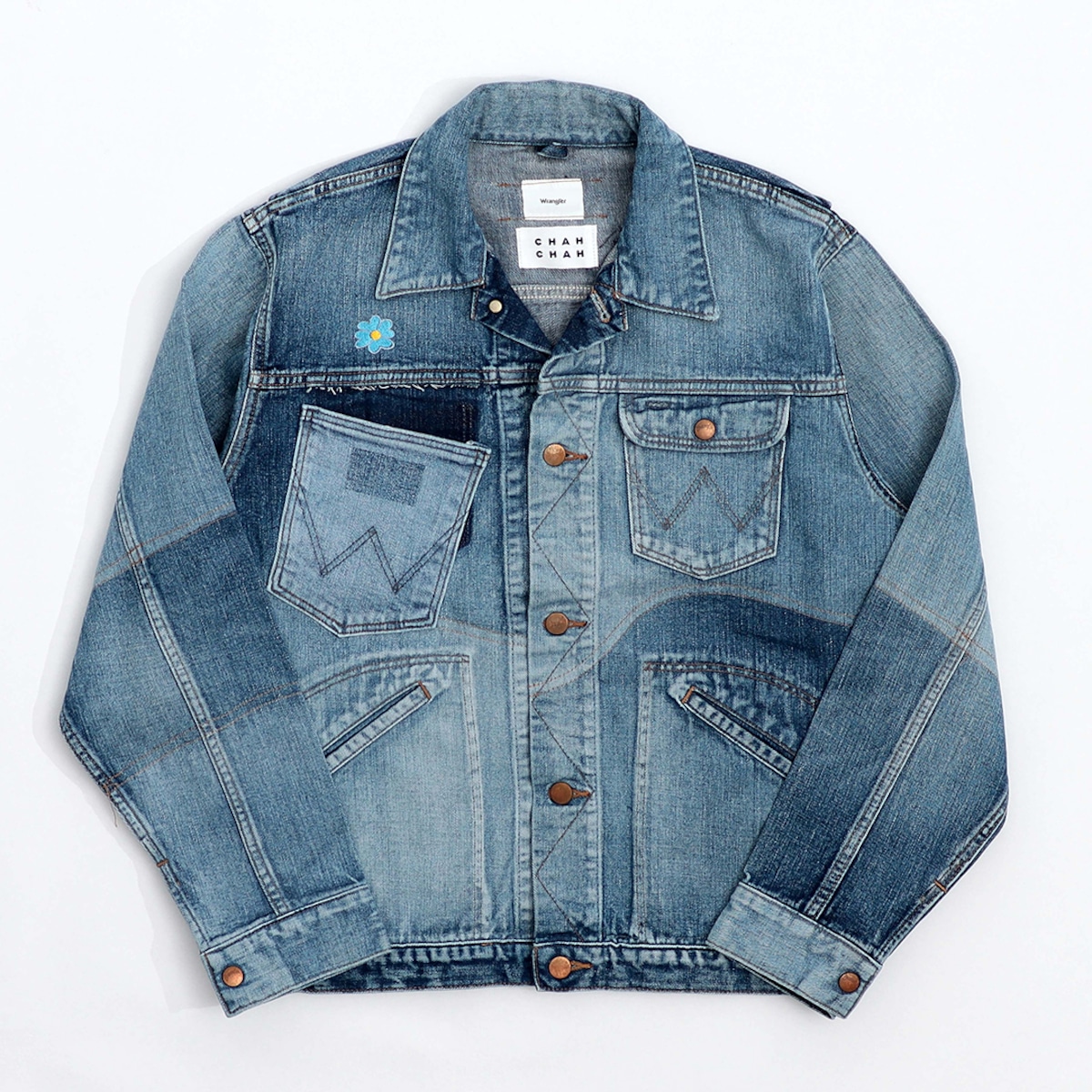 Wrangler × Chah Chah Remake Denim Jacket “LOVE” | ChahChah | 公式 