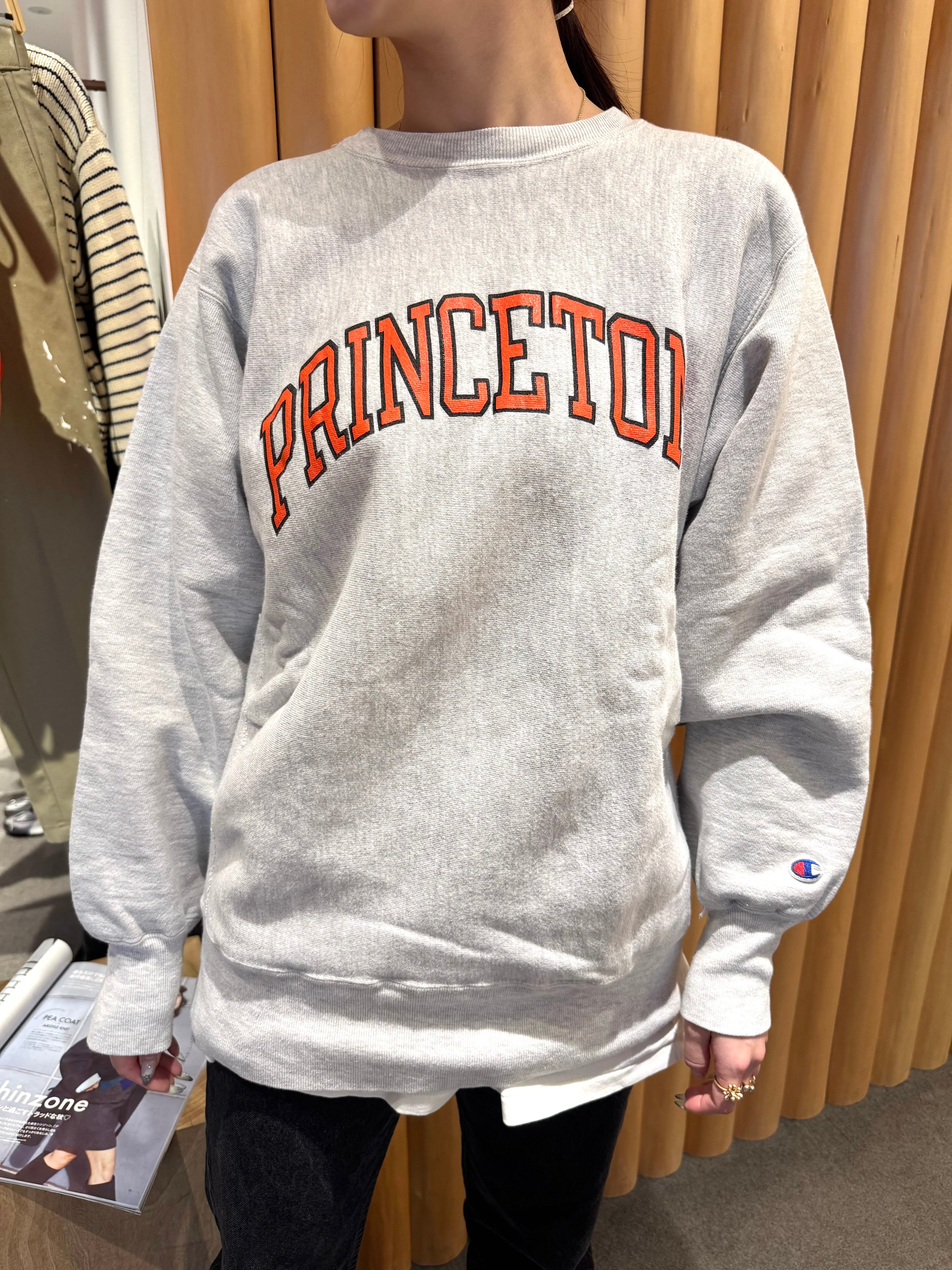 CU3-4 USED SWEAT "PRINCETON"-GREY-✳︎