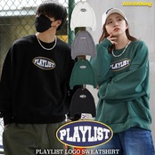 \SALE/◆PLAYLIST ロゴ スウェットシャツ◆kr-22019
