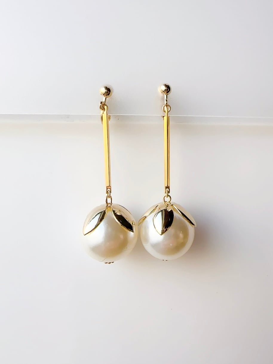 1060】パールビーズのピアス／イヤリング