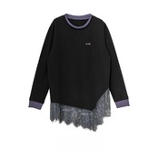 MMF132TEC アシメヘムレース 長袖Tシャツ