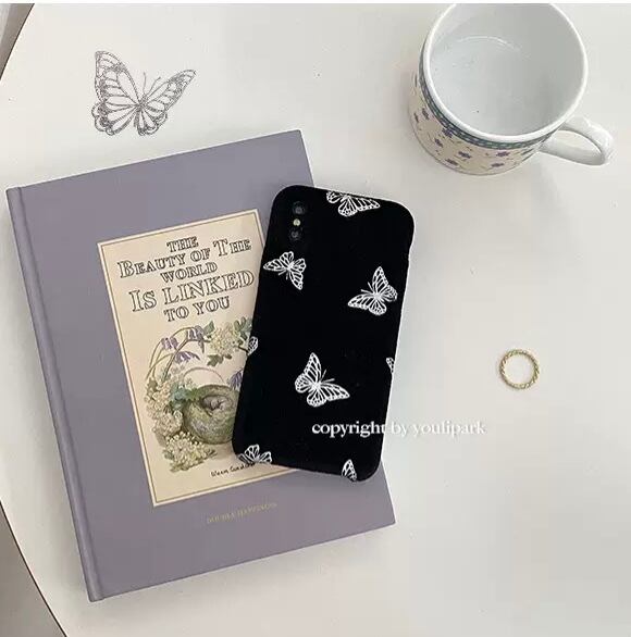 送料無料 蝶 モノクロ シンプル Iphone スマホケース きれい お洒落 かっこいい 可愛い 大人 Kt 0107 Hamar