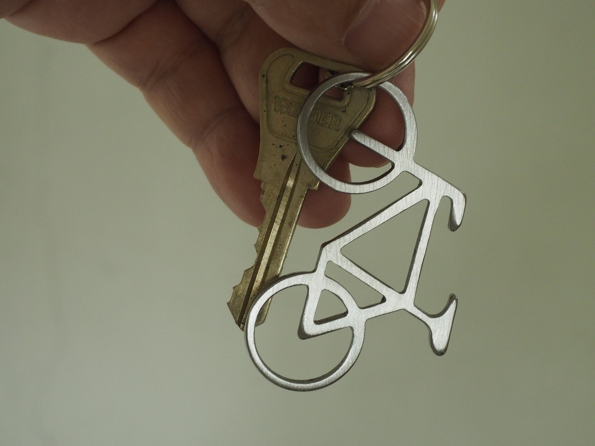 Bike Key Ring And Bottle Opener docketstore