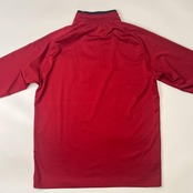 23区SPORT ニジュウサンクスポーツ ハーフジップ 長袖 ストレッチシャツ M/ボルドー メンズ ゴルフ