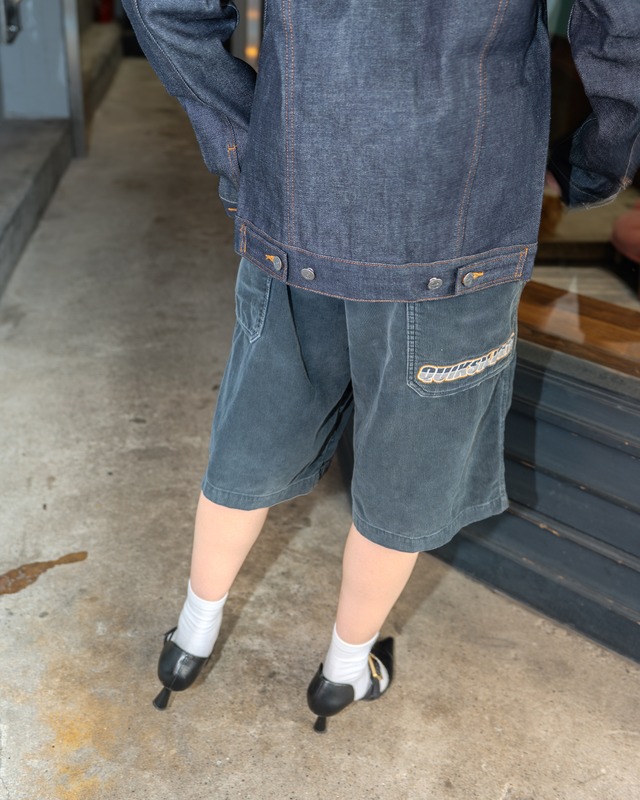 90s QUICKSILVER CORDUROY HALF PANTS