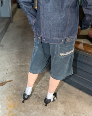 90s QUICKSILVER CORDUROY HALF PANTS