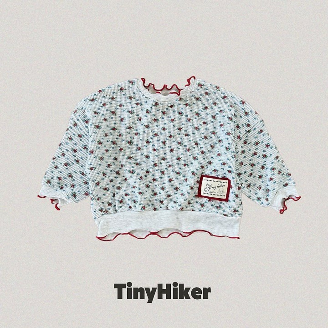 韓国子供服 / TinyHiker / 26Autumn / ワッフルスウェットプルオーバー / 秋服 *XS~XL *