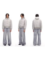 JCAESAR STUDIO Light Blue Gray Washed Denim