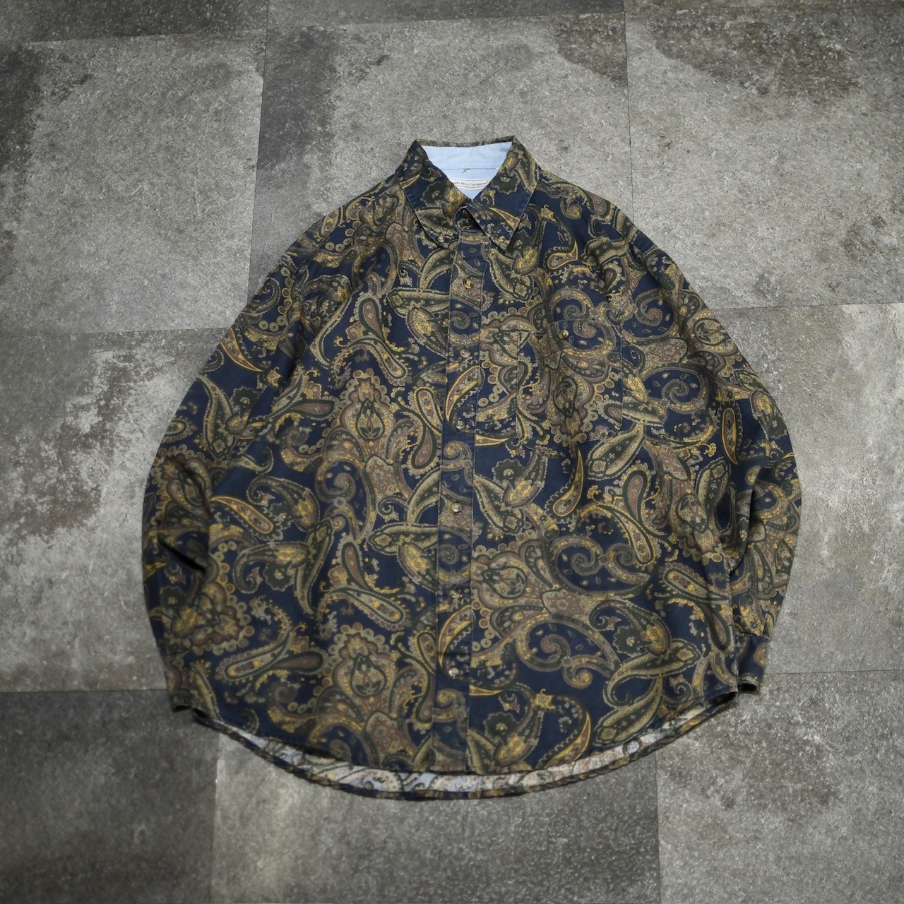 paisley pattern linen shirt