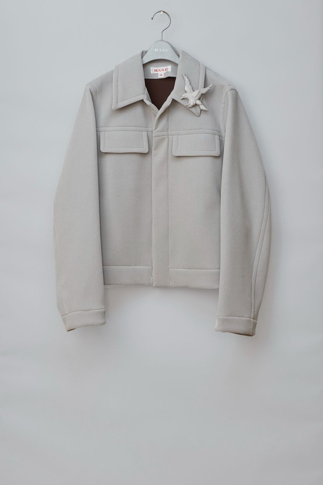 MASU / FLOCKY DOLL TRUCKER JACKET(STONE)