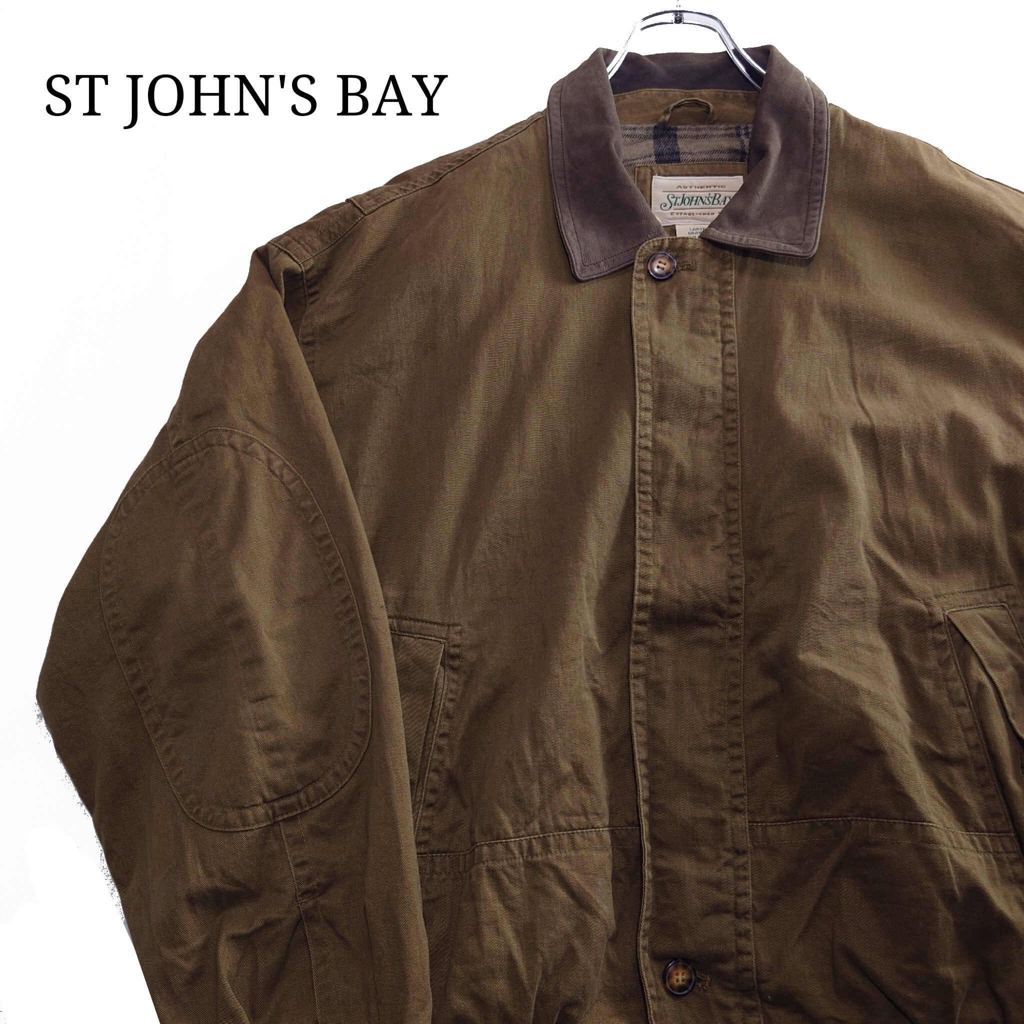【90s】ST JOHN'S BAY セントジョンズベイ ブルゾンジャケット ...