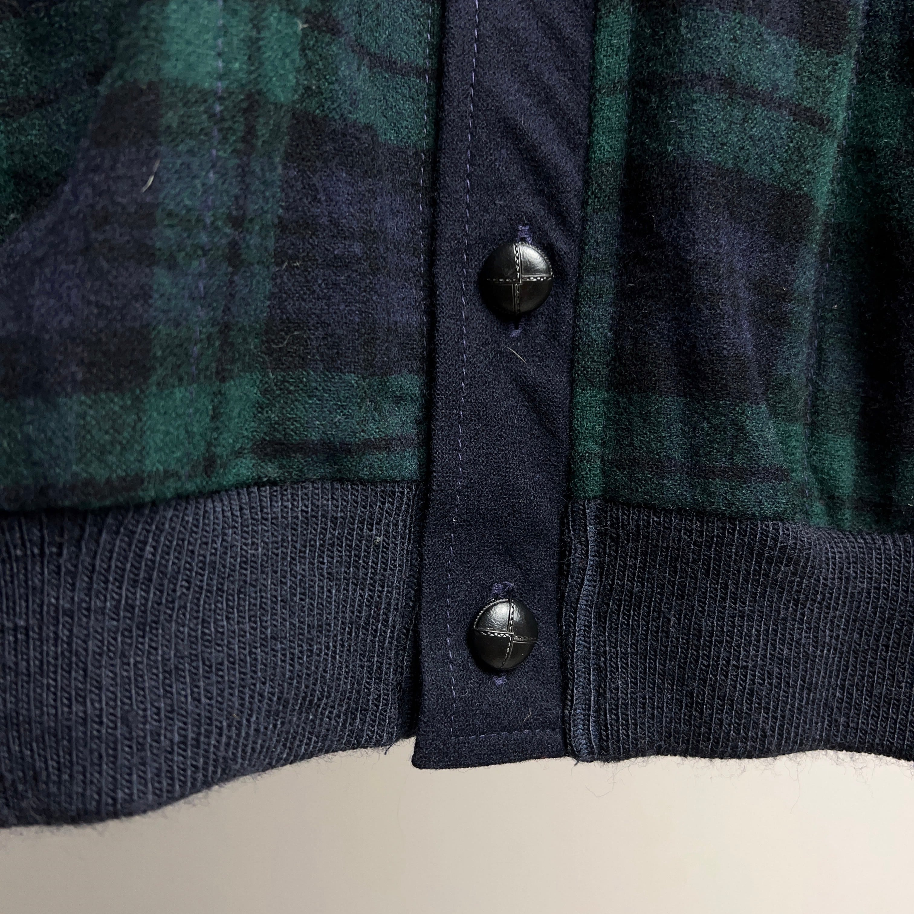 80's PENDLETON Plaid Wool Cardigan USA製 SIZE L 80年代 ペン