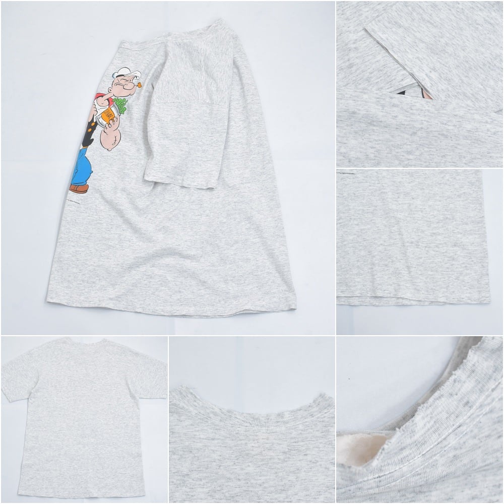 90s POPEYE ポパイ プリント キャラクター Tシャツ アニメ 漫画