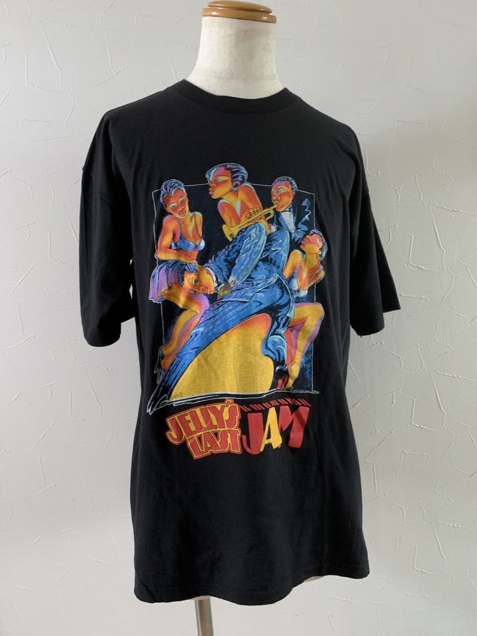 1980～90's Big Silhouette Print T-Shirt