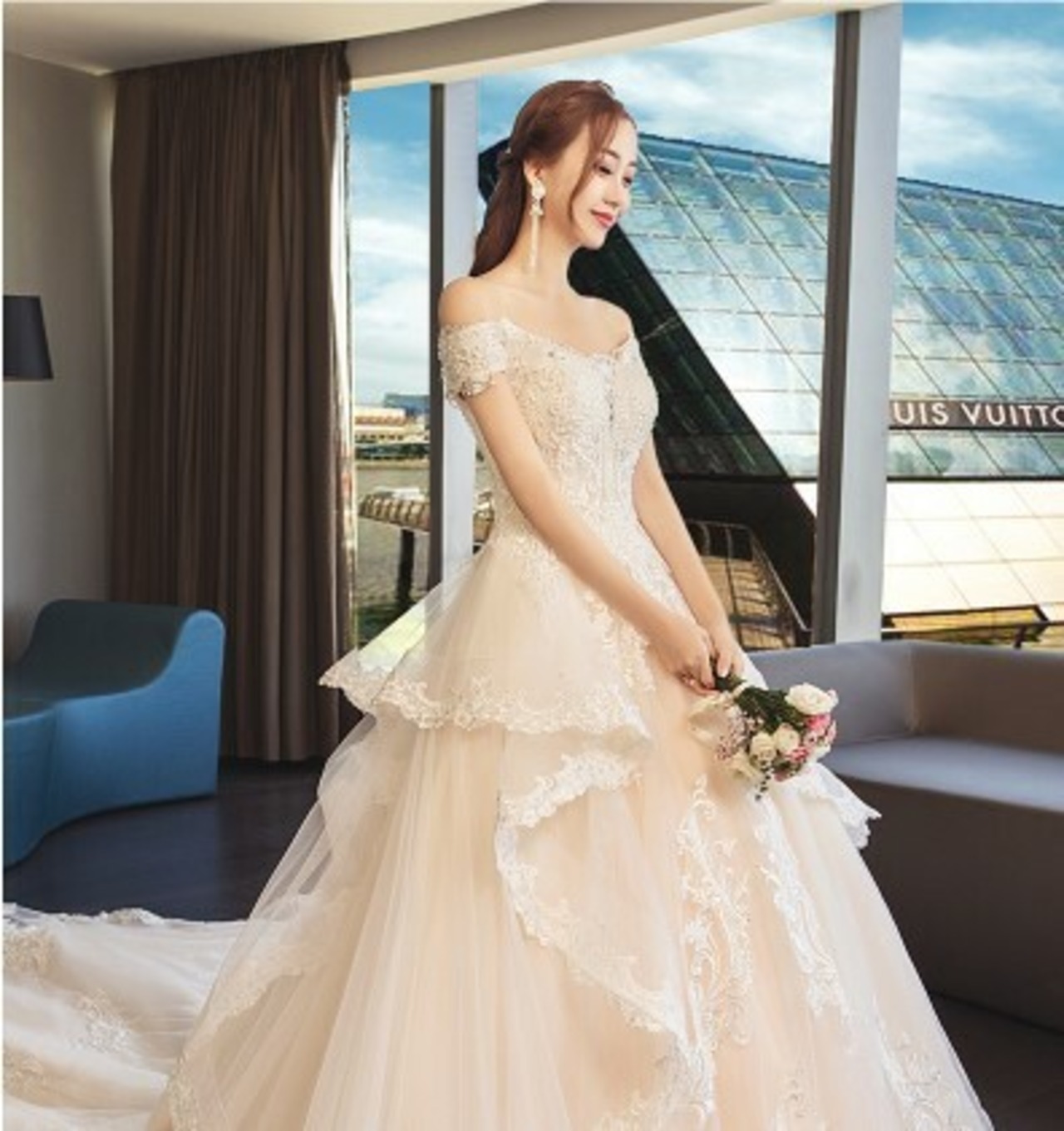 ウェディングドレス ウエディングドレス カラードレス ステージ衣装  