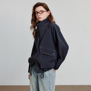 Stitched Drawstring Jacket / ステッチ ドローストリング ジャケット