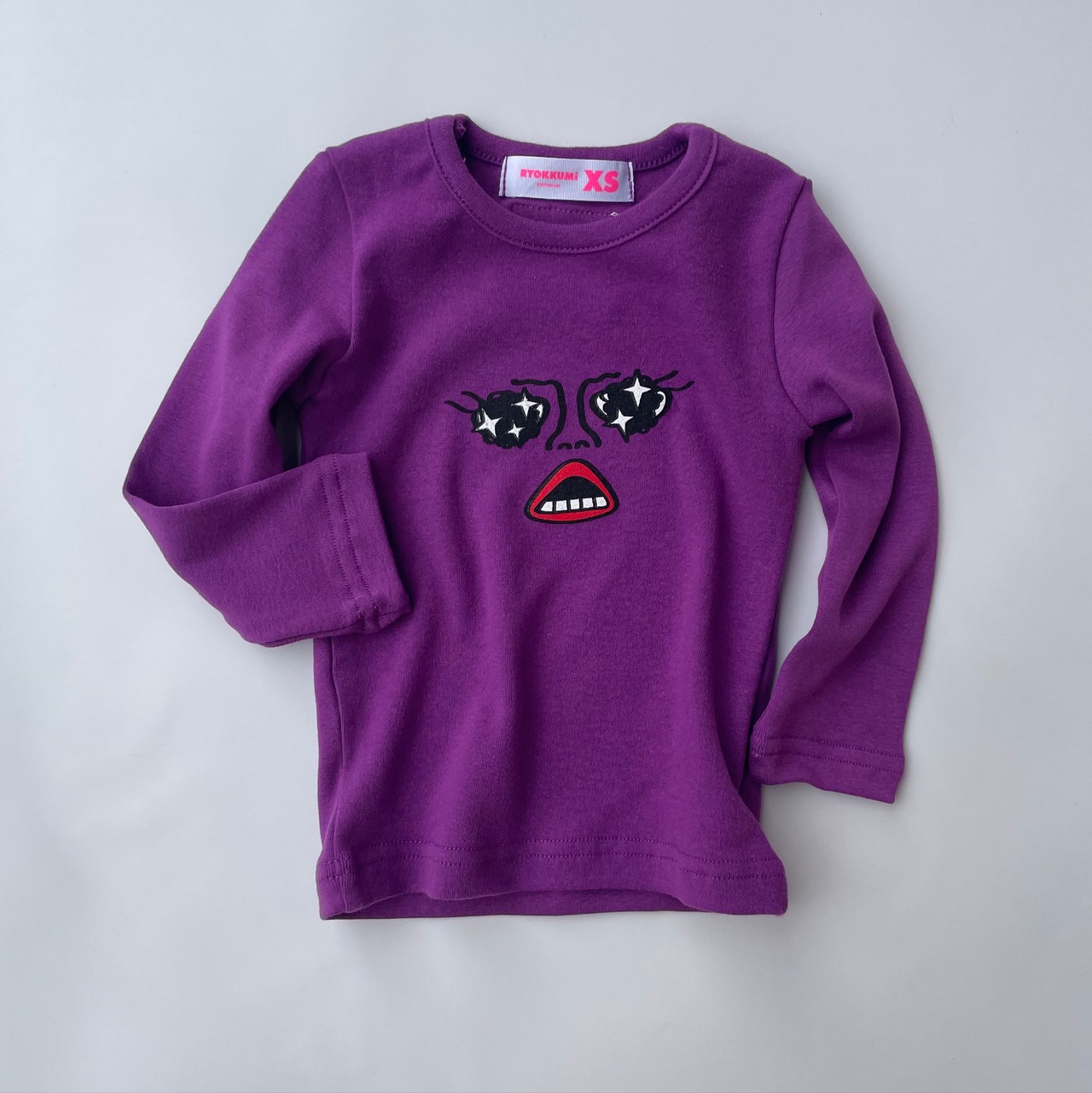 [受注生産] FACE SLIM T - Purple