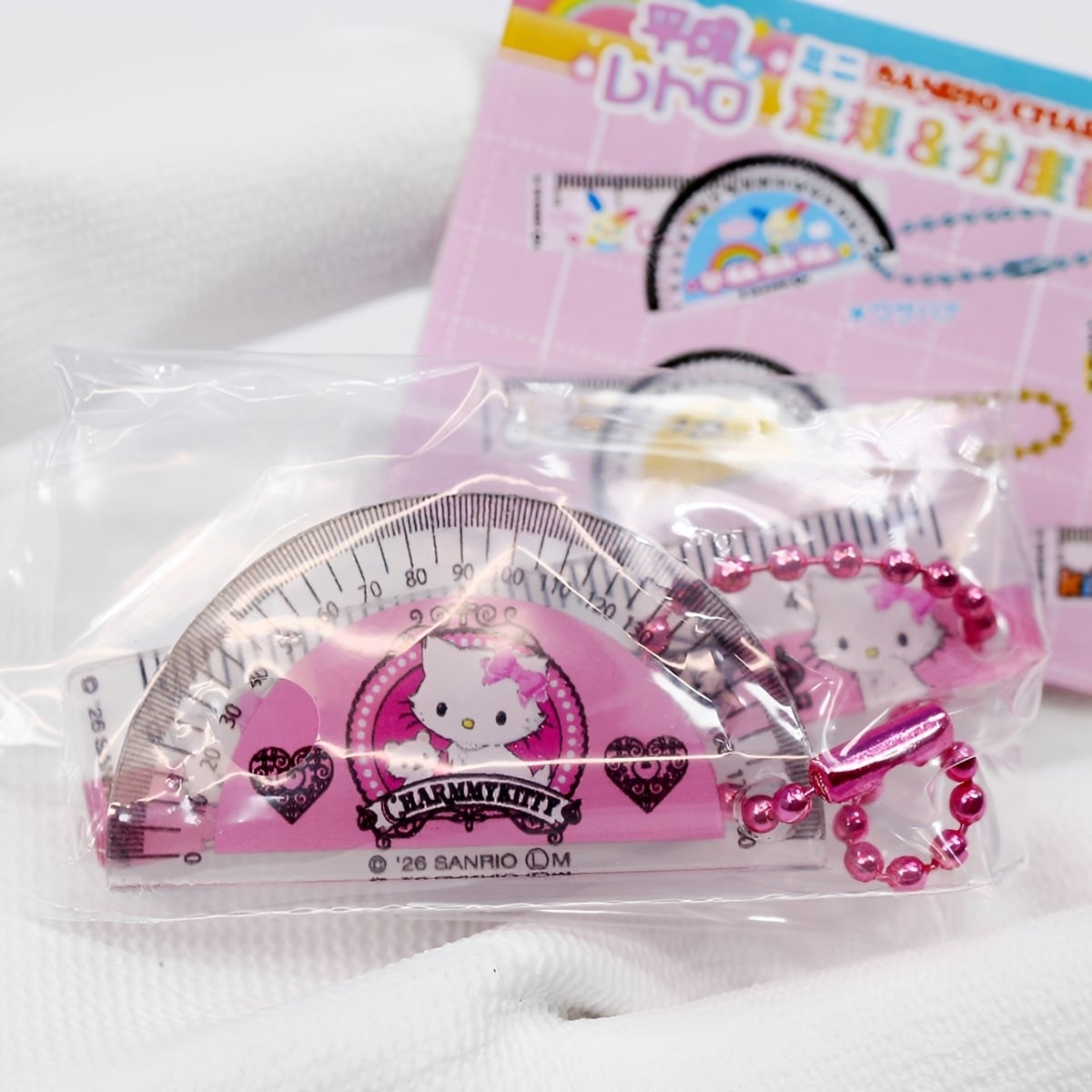 フルコンプ】 サンリオキャラクターズ 平成レトロ ミニ定規＆分度器