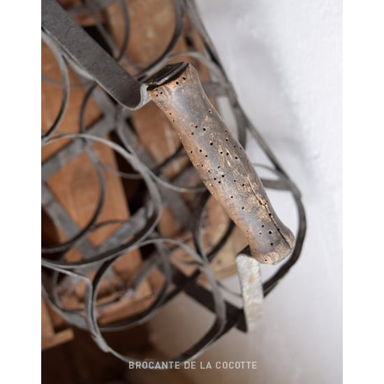 フランスアイアンボトルラック 6本用 | Brocante de La Cocotte