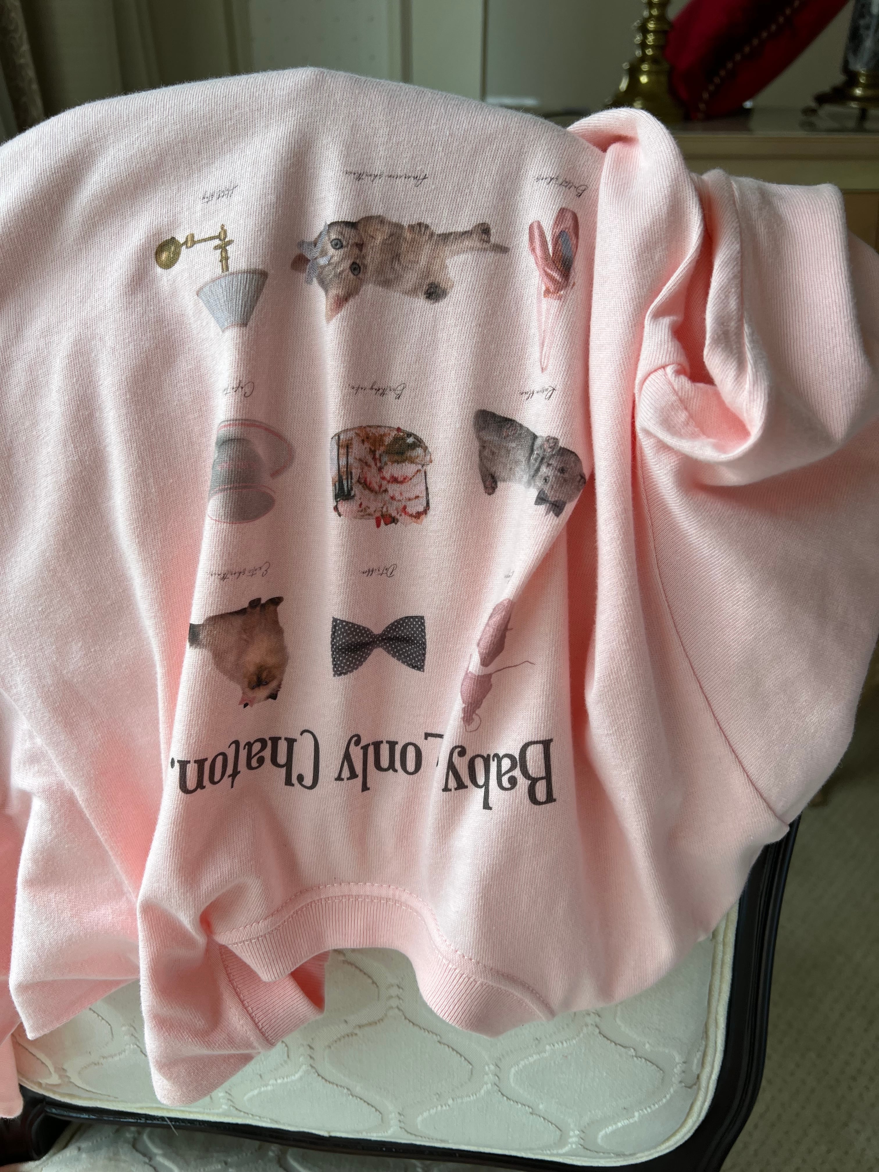 chaton girl long tee ''pink'' | mieya mieya