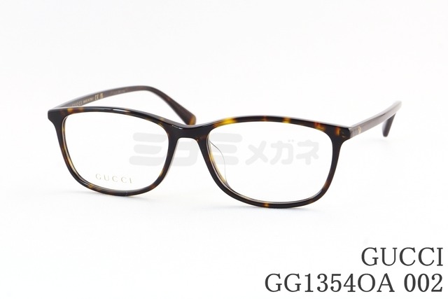 GUCCI メガネ GG1354OA 002 スクエア メンズ レディース グッチ ITALY インナーロッキングG イタリア製 正規品