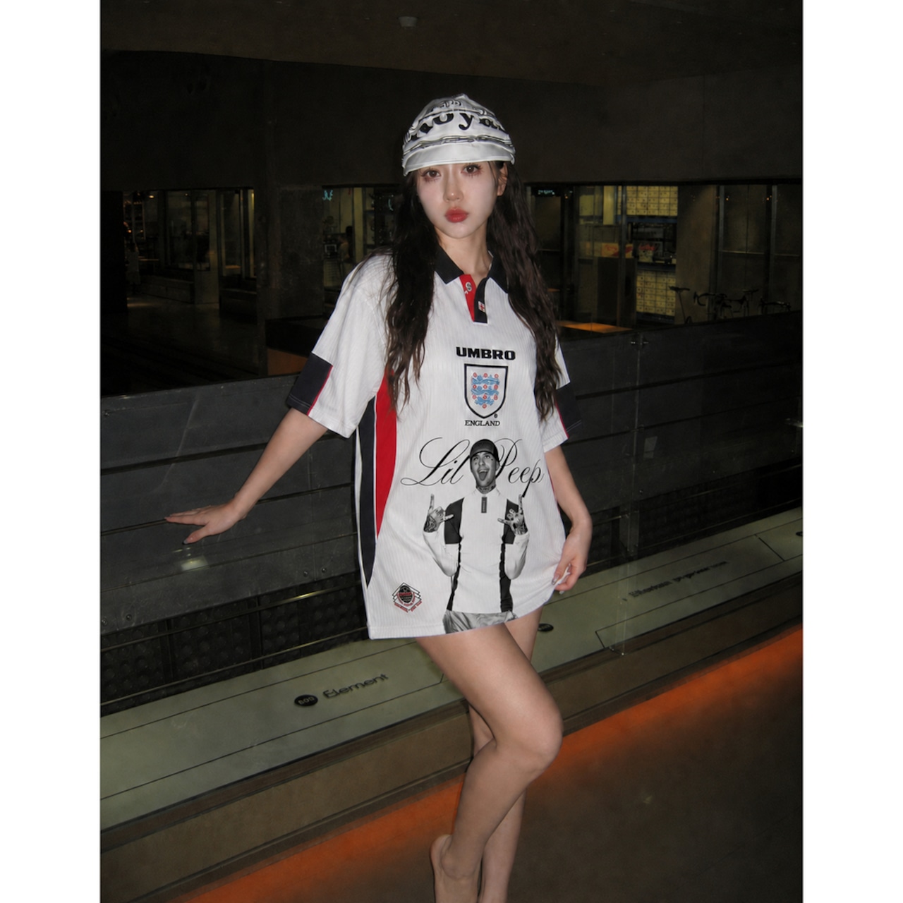 VINTAGE ストリート Lil Peep サッカーTシャツ T2281