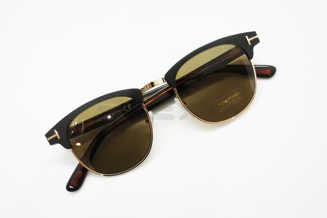 【今市隆二さん着用】TOM FORD サングラス TF623 02J Laurent-02 サーモント ブラウン フレーム ブロー ボスリントン italy イタリア製 トムフォード-4枚目