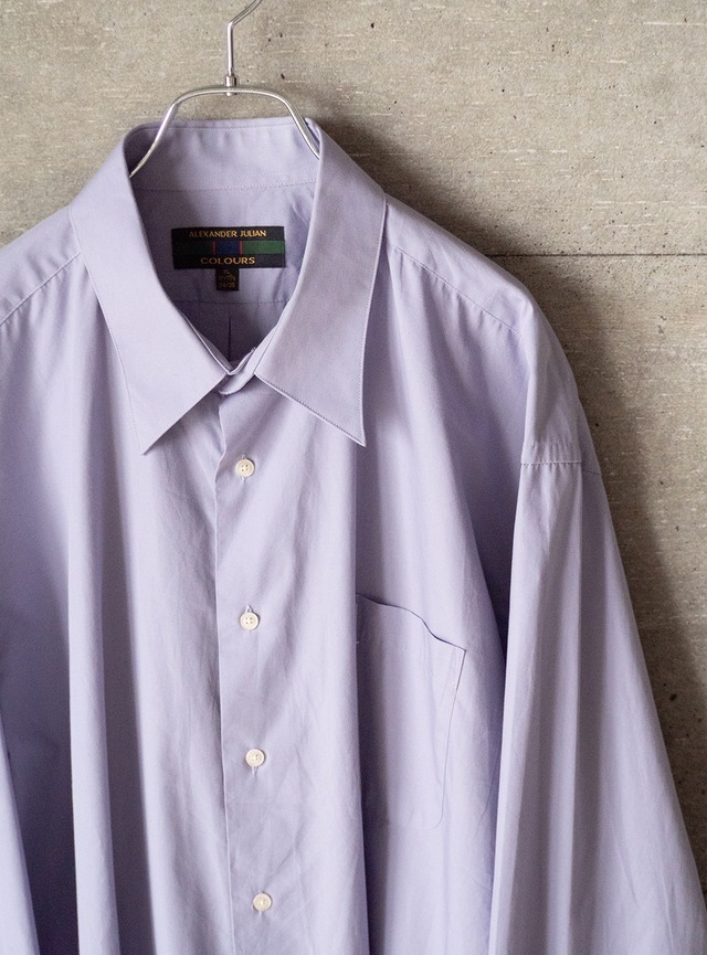 "COLOURS by ALEXANDER JULIAN" 1990s Broadcloth shirt