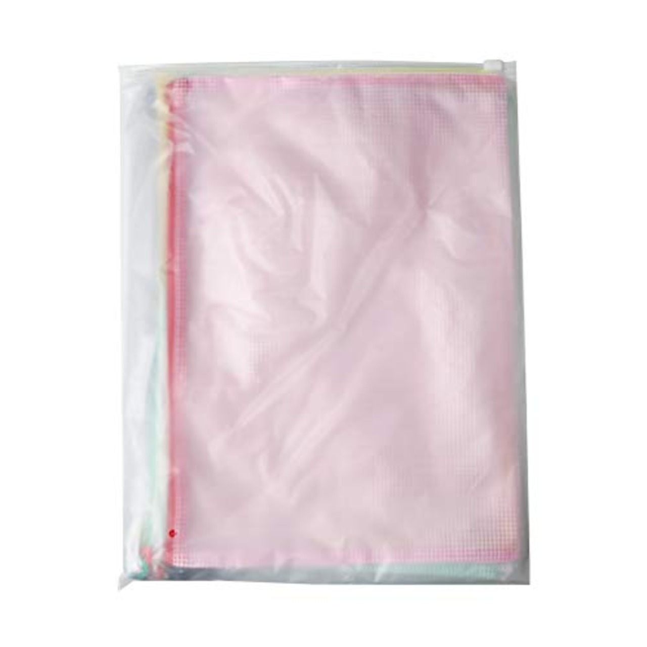 jlon 10枚 ジッパー式ファイル袋、A3サイズメッシュファイルケース PVC防水タイプ フォルダー 大容量 書類収納ケース 出張旅行整理必需品