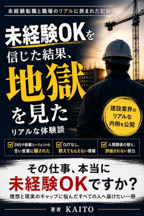 未経験OKを信じた結果、地獄を見た 未経験転職と建設業界のリアルな体験記