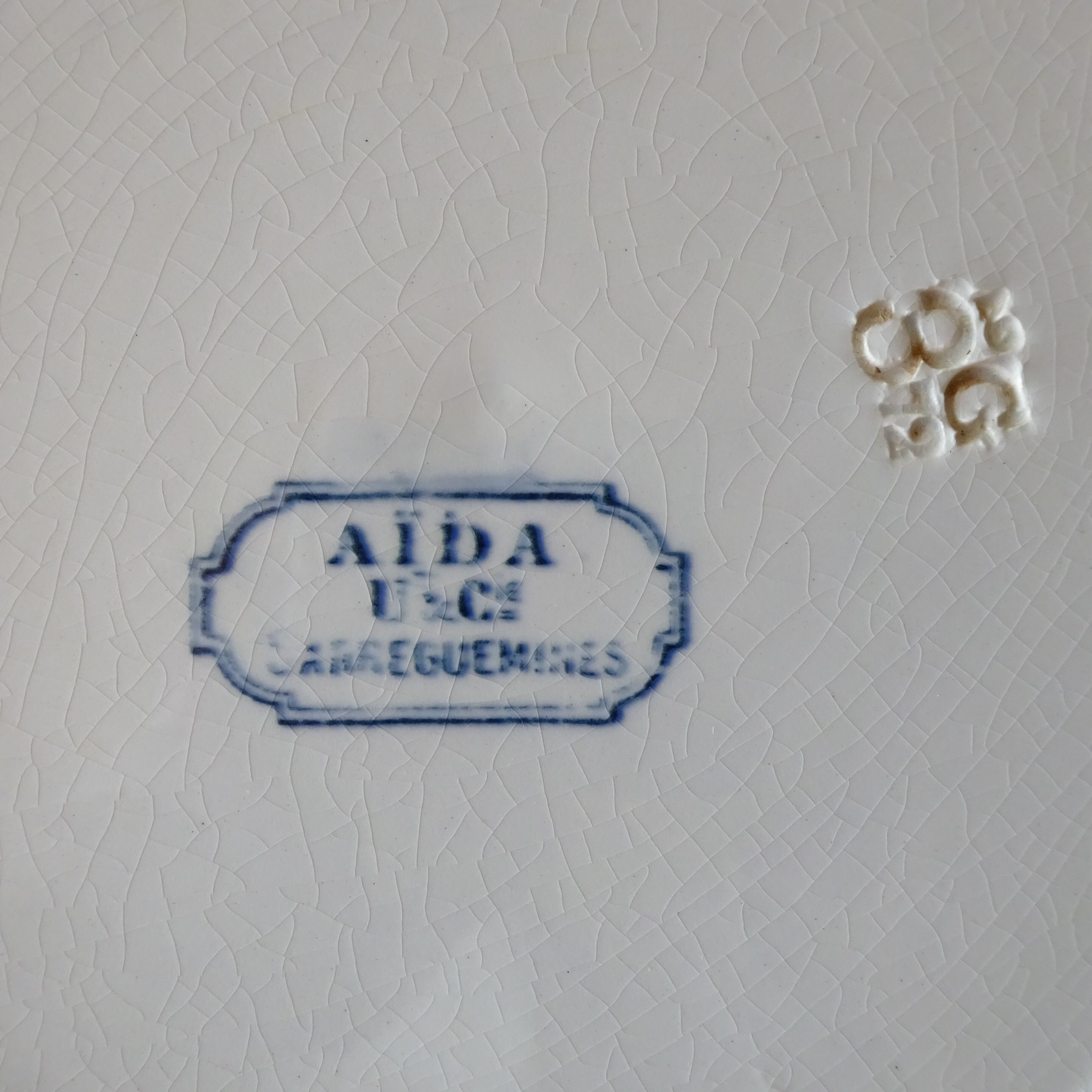 【 Nouveauté 】☆U & C SARREGUEMINES  modèle《AÏDA》assiette plate (A)
