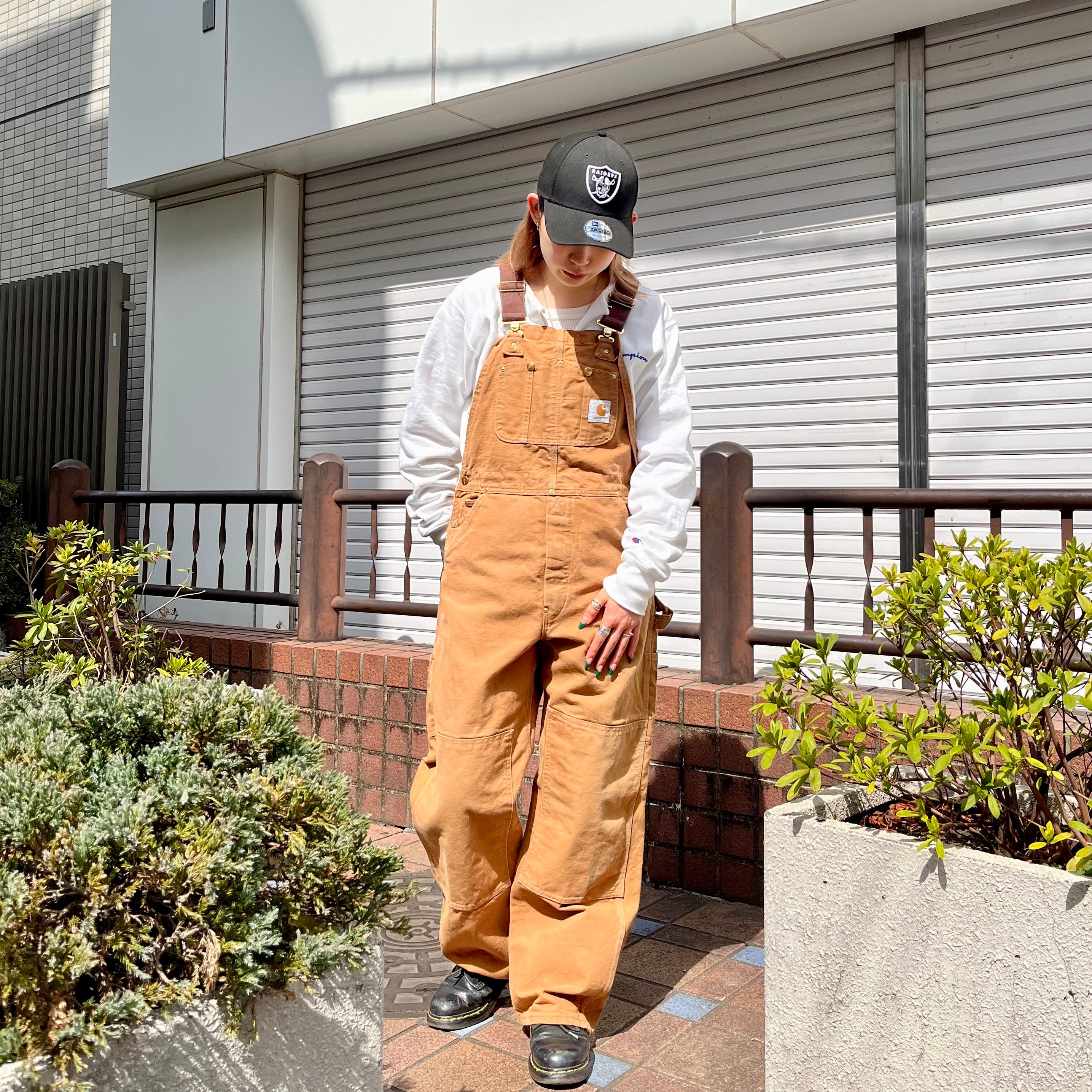 carhartt カーハート　overall オーバーオール ツナギ　黒 L程度