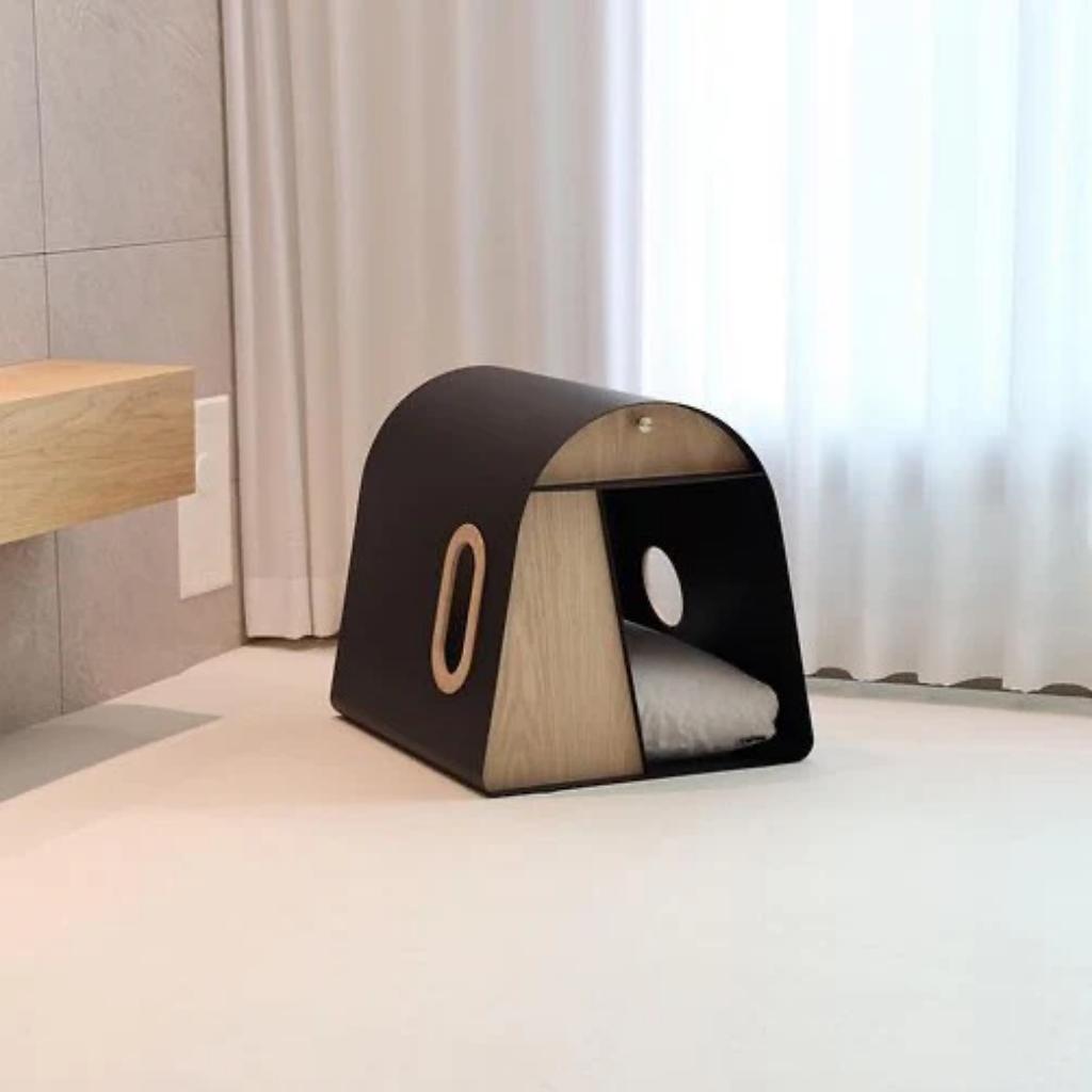 ペット用木製犬小屋、屋内犬小屋、四季対応、テディ小型犬小屋、猫小屋