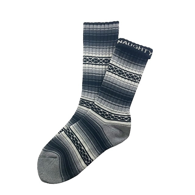 “FALSA -gray-” Socks (limited edition by NAUGHTY)