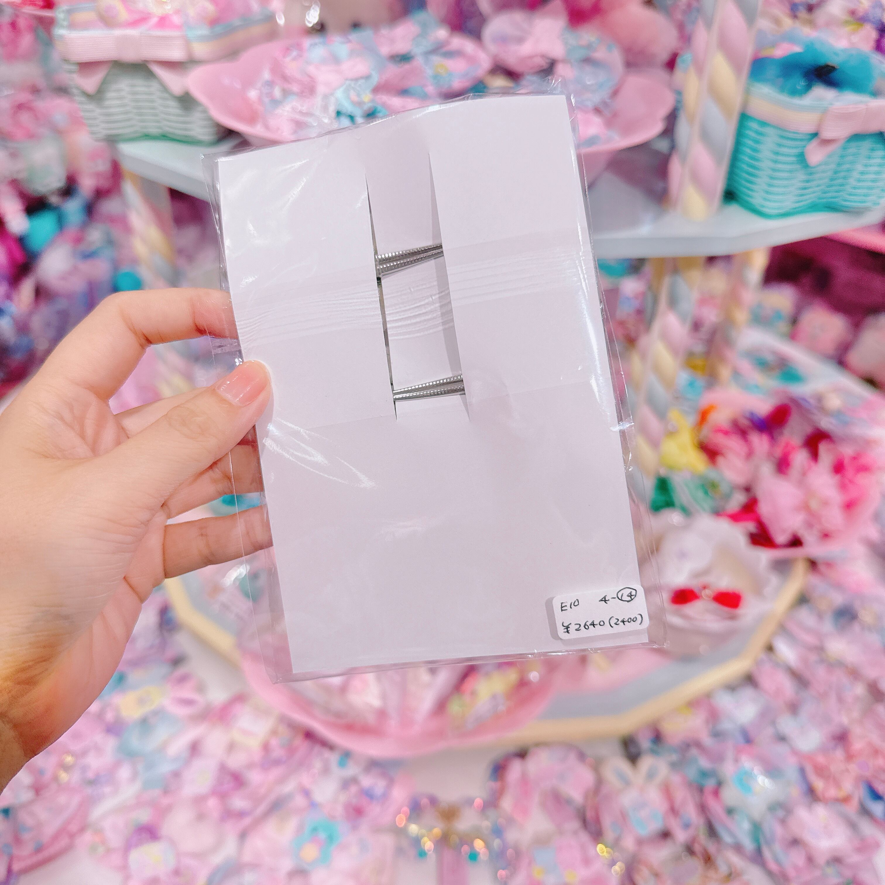 【E10】4-14ツインヘアクリップ