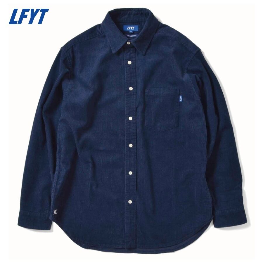 LFYT : L LOGO BIG SILHOUETTE CORDUROY SHIRT