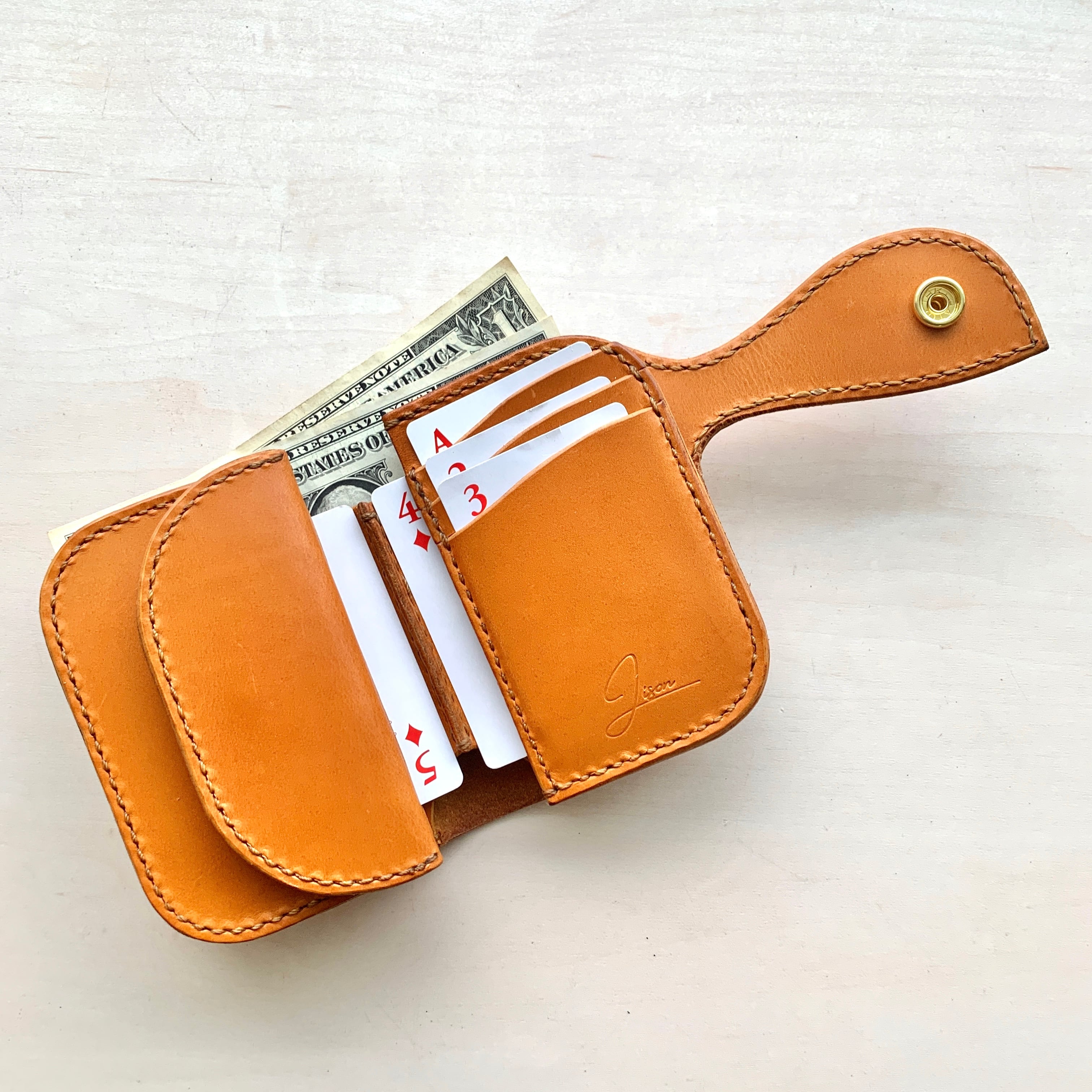 JISONオリジナルハーフウォレット / ブラック