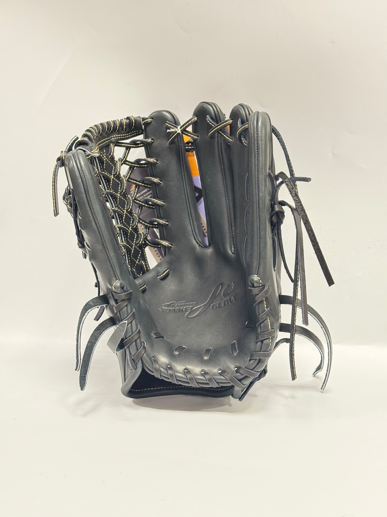 JUNNKEIｰジュンケイ　全国80個限定　80周年記念モデル　右投げ用　JGｰ713A  カラスブラック×ブラック・画像5